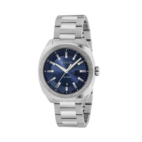 Gucci GG2570 Stainless Steel Blue Dial 41mm - front