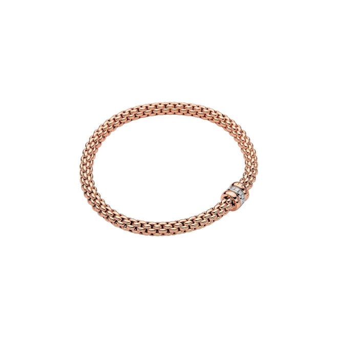Fope Solo 18ct Gold Diamond Flex’It Bracelet