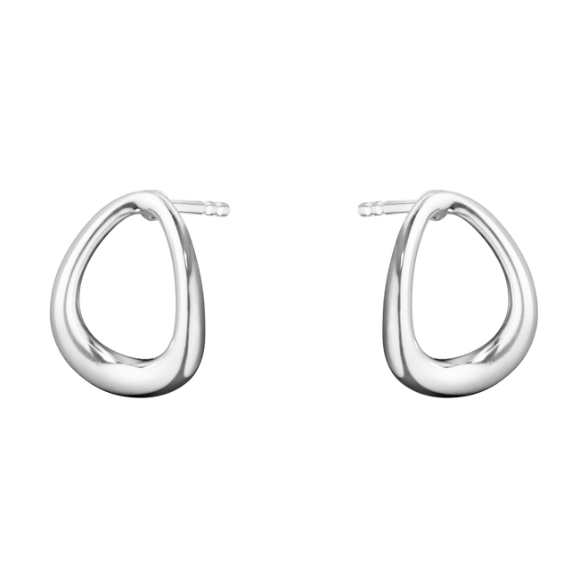 Georg Jensen Sterling Silver Offspring Stud Earrings