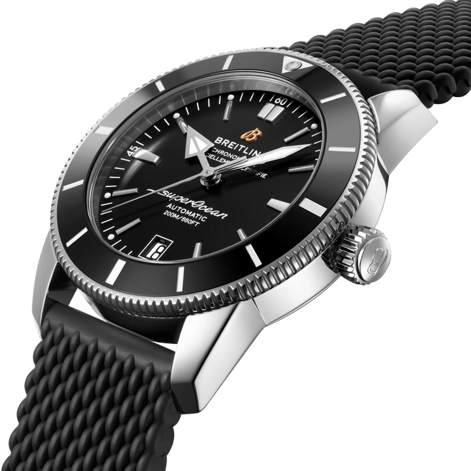 Breitling Superocean Heritage II B20 Automatic 42mm Black Dial AB2010121B1S1 Angle