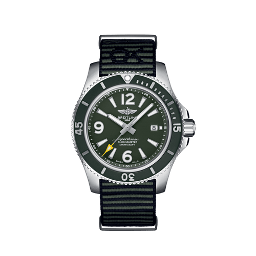 Breitling Superocean Automatic Outerknown Steel Green Dial 44mm - Front