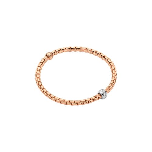 Fope Eka Tiny 18ct Gold Diamond Flex’It Bracelet