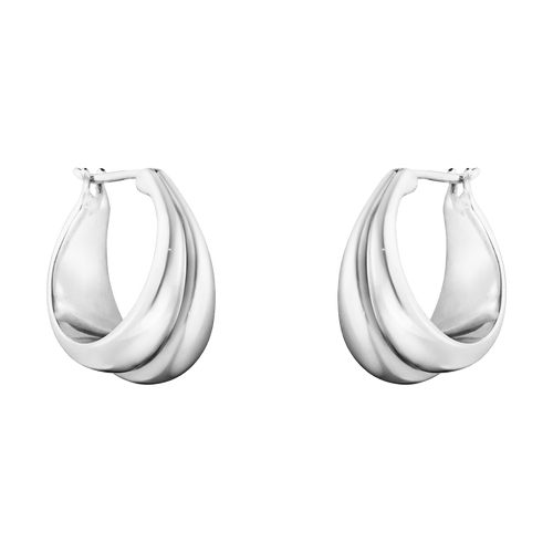 Georg Jensen Sterling Silver Medium Curve Earrings