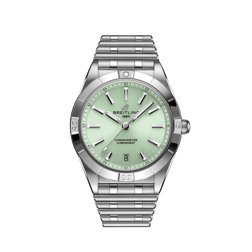 Breitling Chronomat Automatic Steel Green Dial 36mm - Front