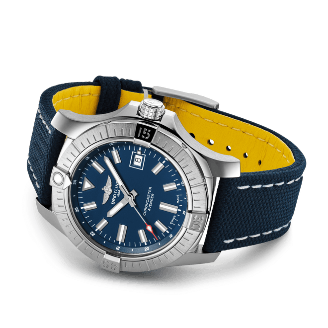 Breitling Avenger Automatic Steel Blue Dial 43mm A17318101C1X1 Side