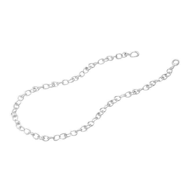Georg Jensen Sterling Silver Offspring Necklace 20000999 Laid Out