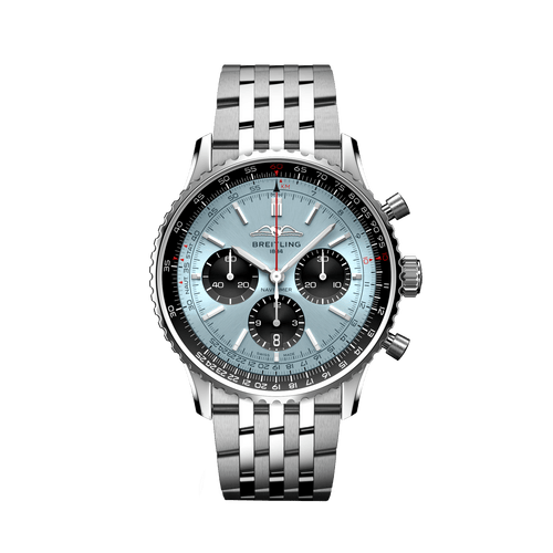 Breitling Navitimer B01 Automatic Chronograph 43mm Ice Blue Dial AB0138241C1A1