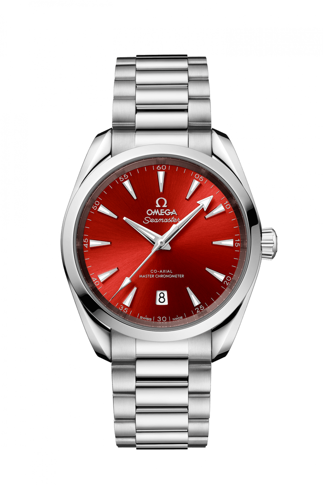 OMEGA Seamaster Aqua Terra Co-Axial Master Chronometer 38mm Red Dial 220.10.38.20.13.003