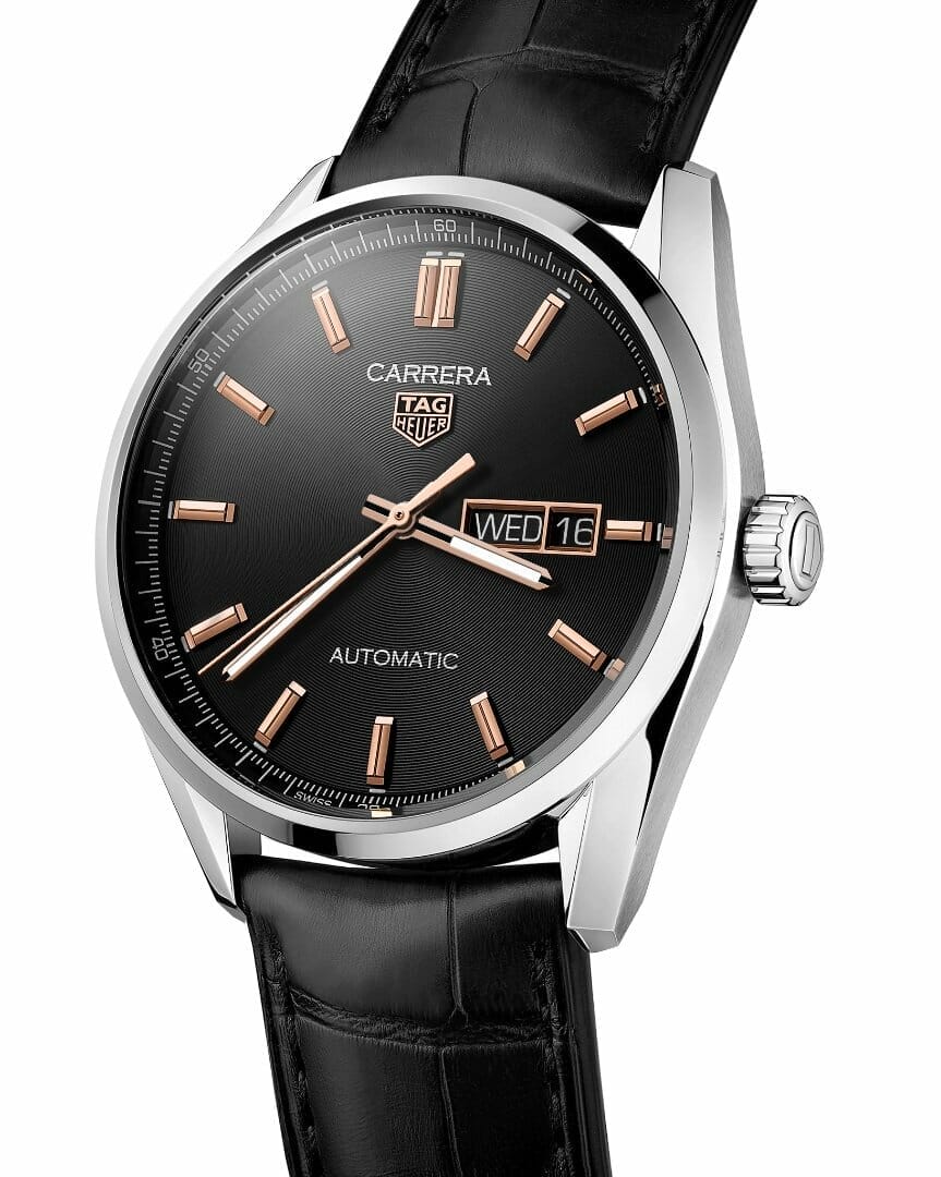 Tag heuer carrera clearance calibre 5 rose gold