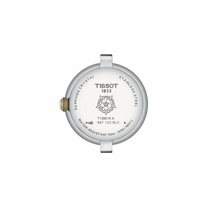 Tissot Bellissima Small Lady Quartz 26mm - Silver Dial T126.010.22.013.00 Caseback