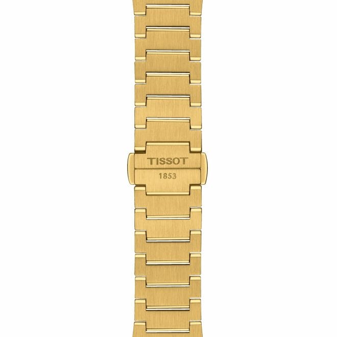 Tissot PRX Quartz 35mm - Champagne Gold Dial T137.210.33.021.00 Clasp