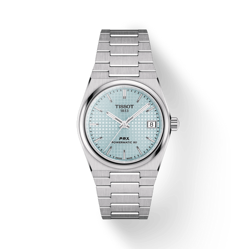 PRX Powermatic 80 Automatic 35mm – Ice Blue Dial T137.207.11.351.00 - Front